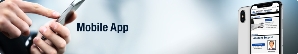 iOS and Android Mobile App for CLE Courses