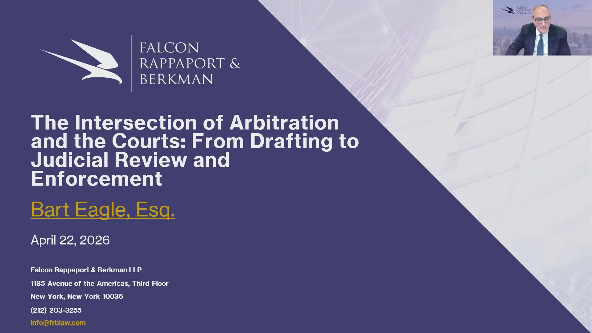 The Intersection of Arbitration and the Courts: From Drafting to Judicial Review and Enforcement Thumbnail