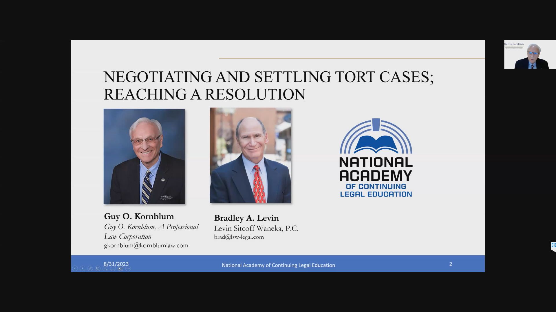 Negotiating and Settling Tort Cases: Reaching a Solution Thumbnail
