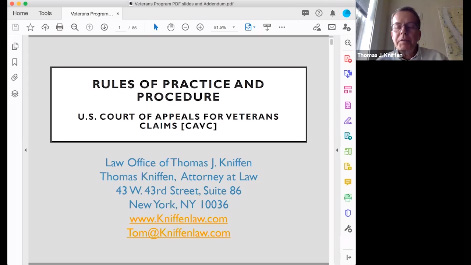 Practice & Procedure Before the US Court of Appeals for Veterans’ Claims Thumbnail