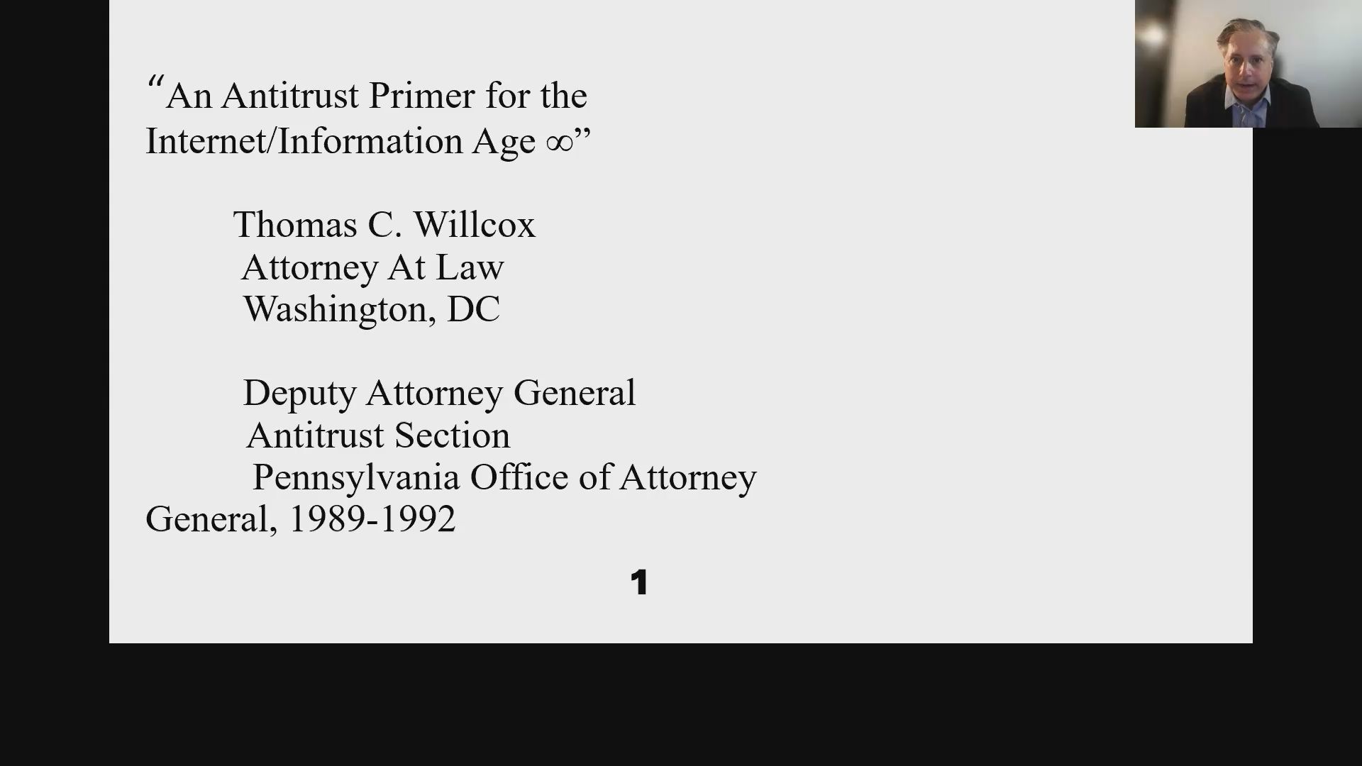 Antitrust Primer in The Age of The Internet/Information Thumbnail