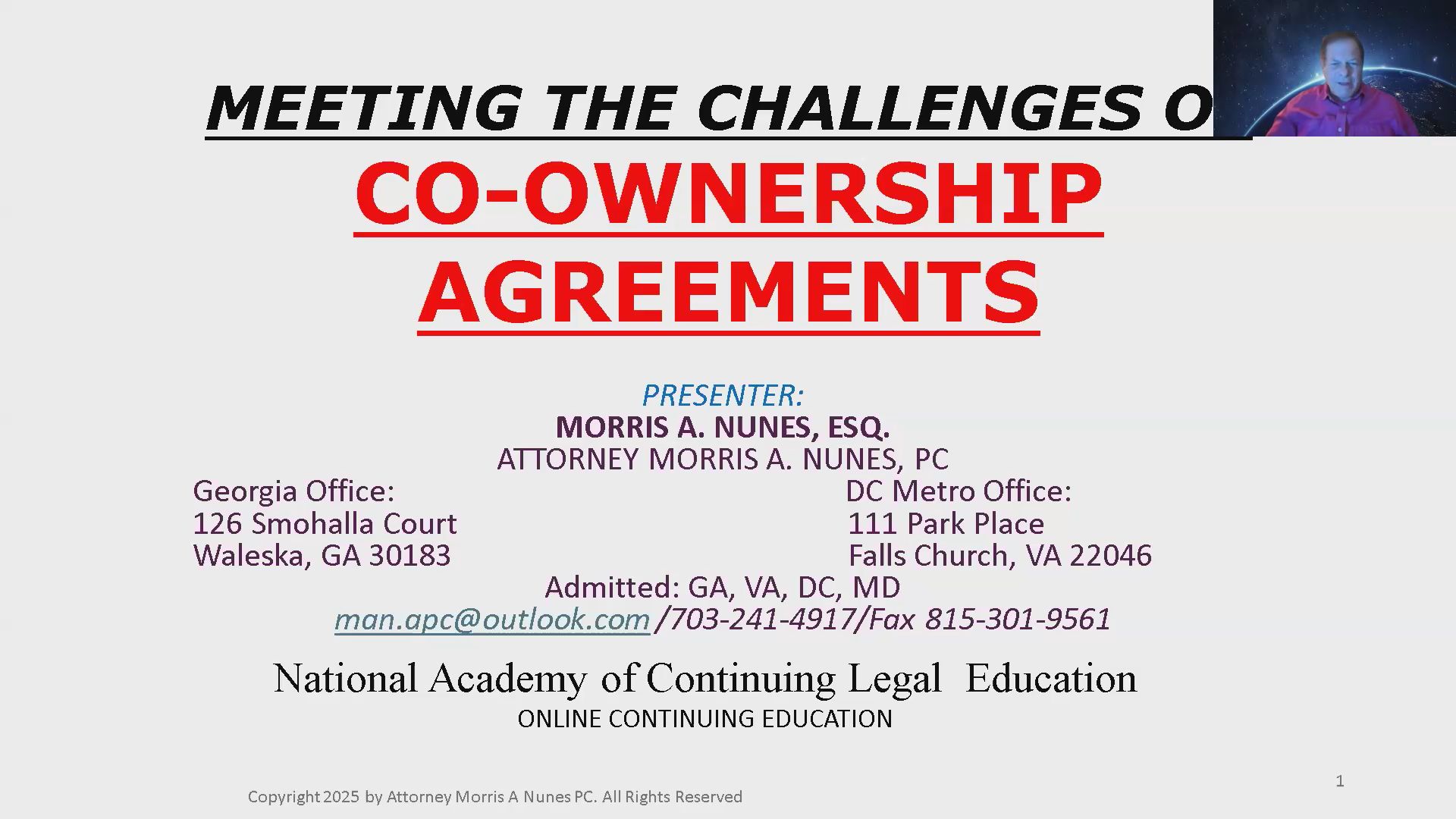 Meeting the Challenges of Co-Ownership Agreements Thumbnail