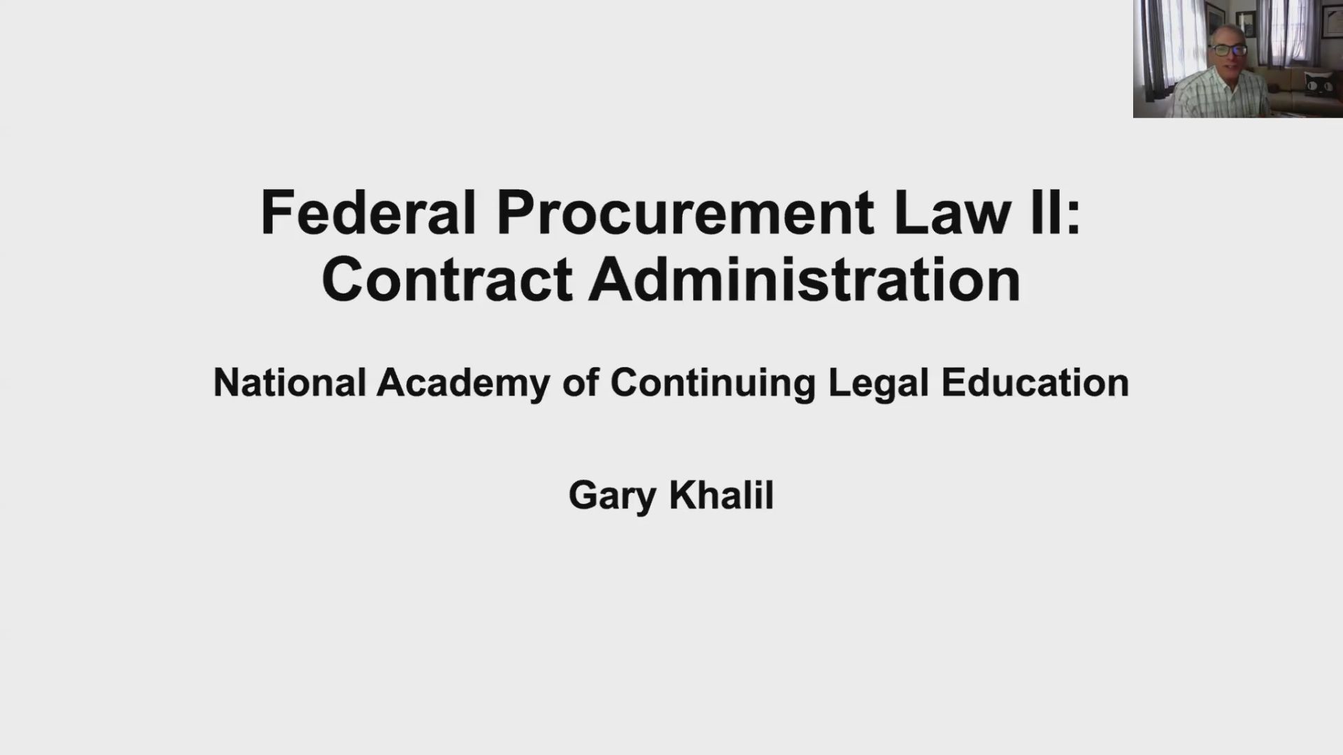 Federal Contract Administration Thumbnail