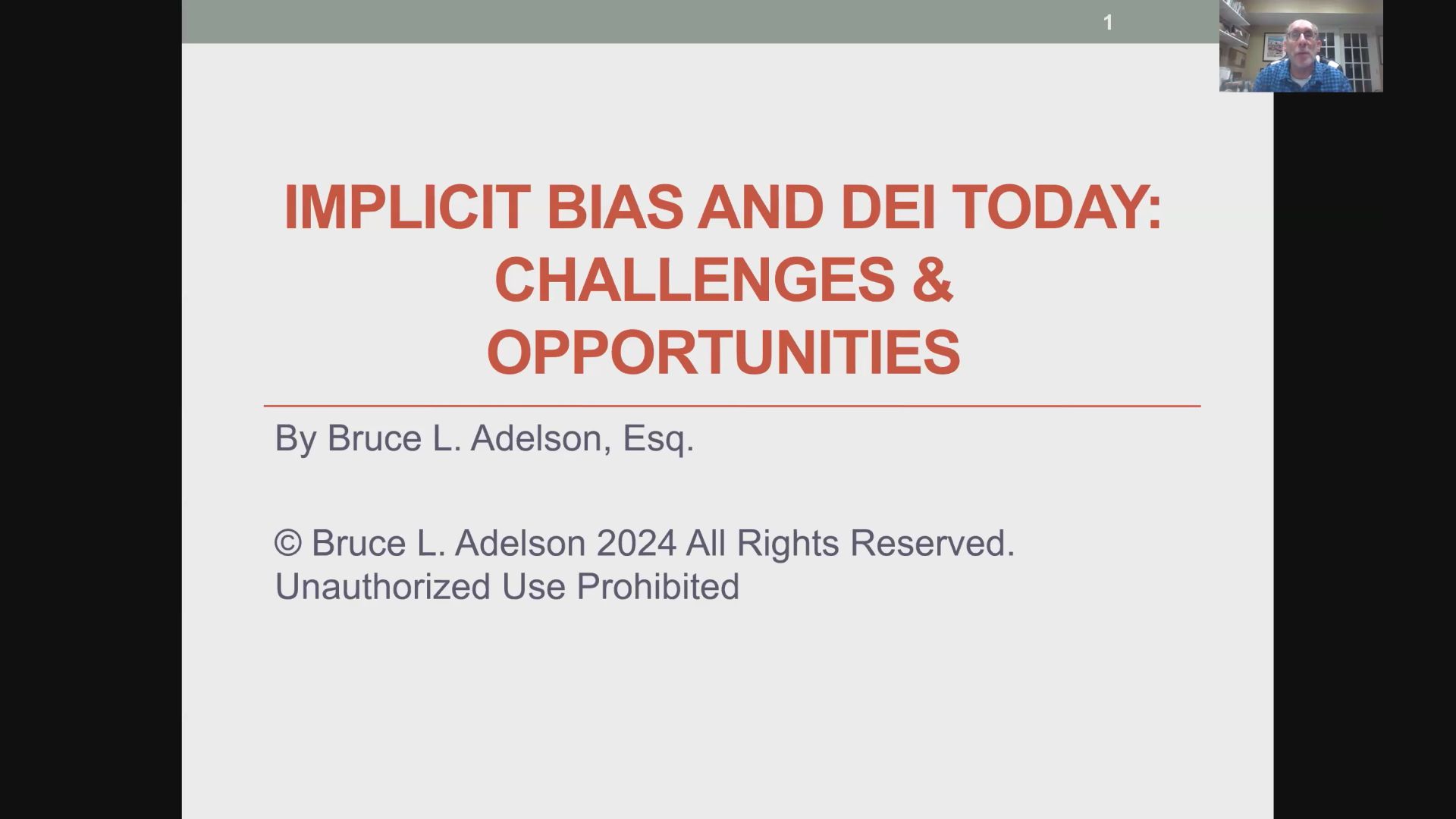 Implicit Bias and DEI Today: Challenges & Opportunities Thumbnail