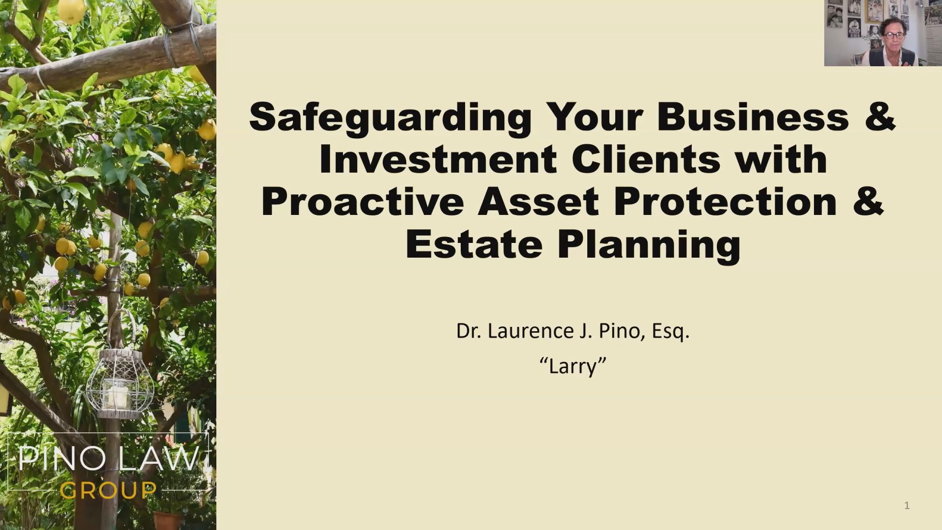 Safeguarding Your Business & Investment Clients with Proactive Asset Protection & Estate Planning Thumbnail