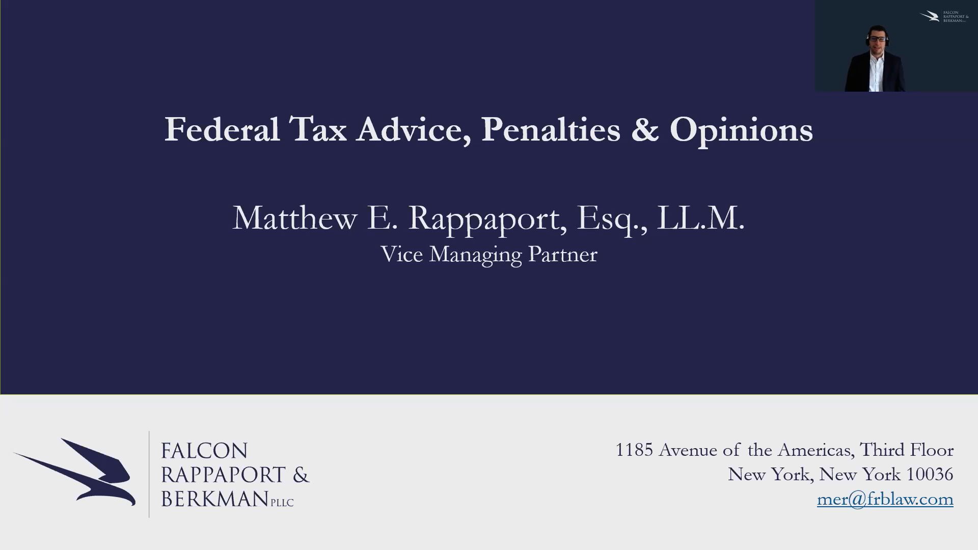 Legal Ethics in Tax Practice Thumbnail