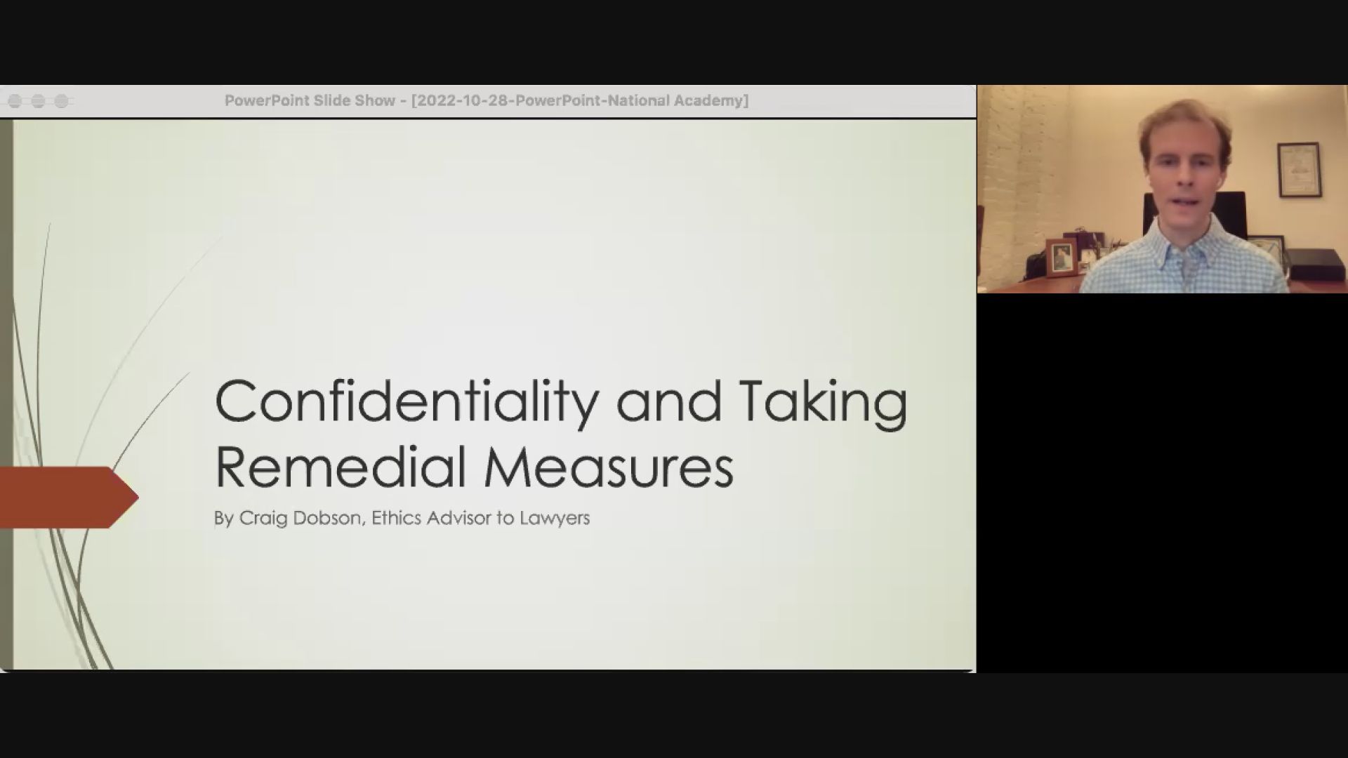 Legal Ethics: Confidentiality and Taking Remedial Measures Thumbnail