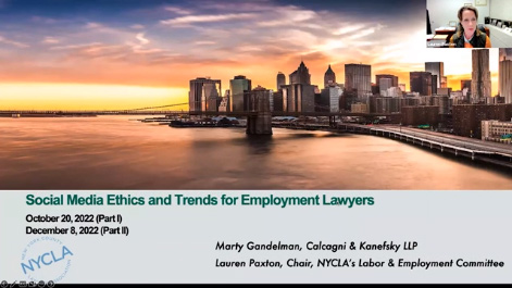 Social Media and Ethical Issues in Employment Law – Part 2 Thumbnail