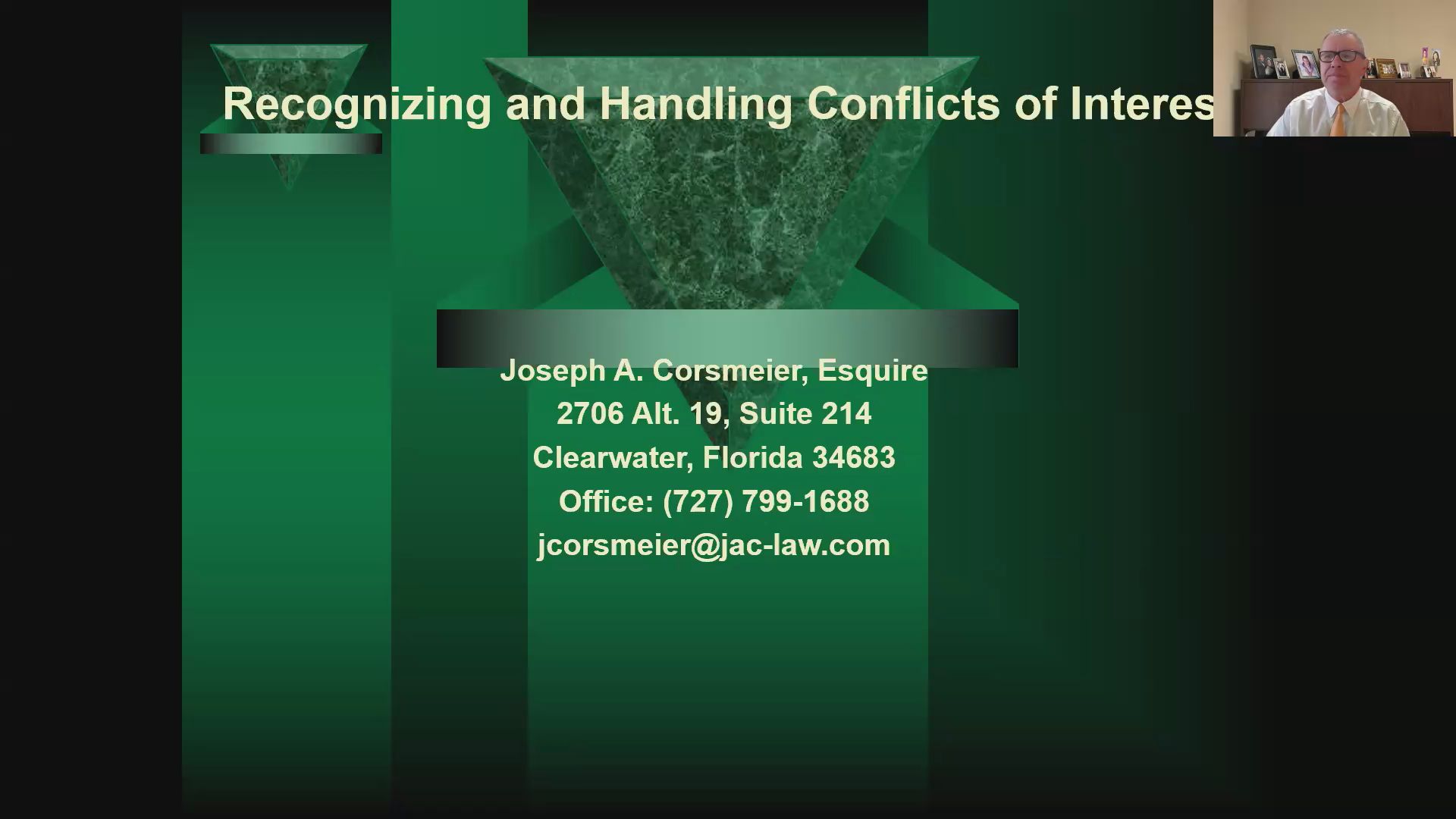 Recognizing and Handling Conflicts of Interest Thumbnail