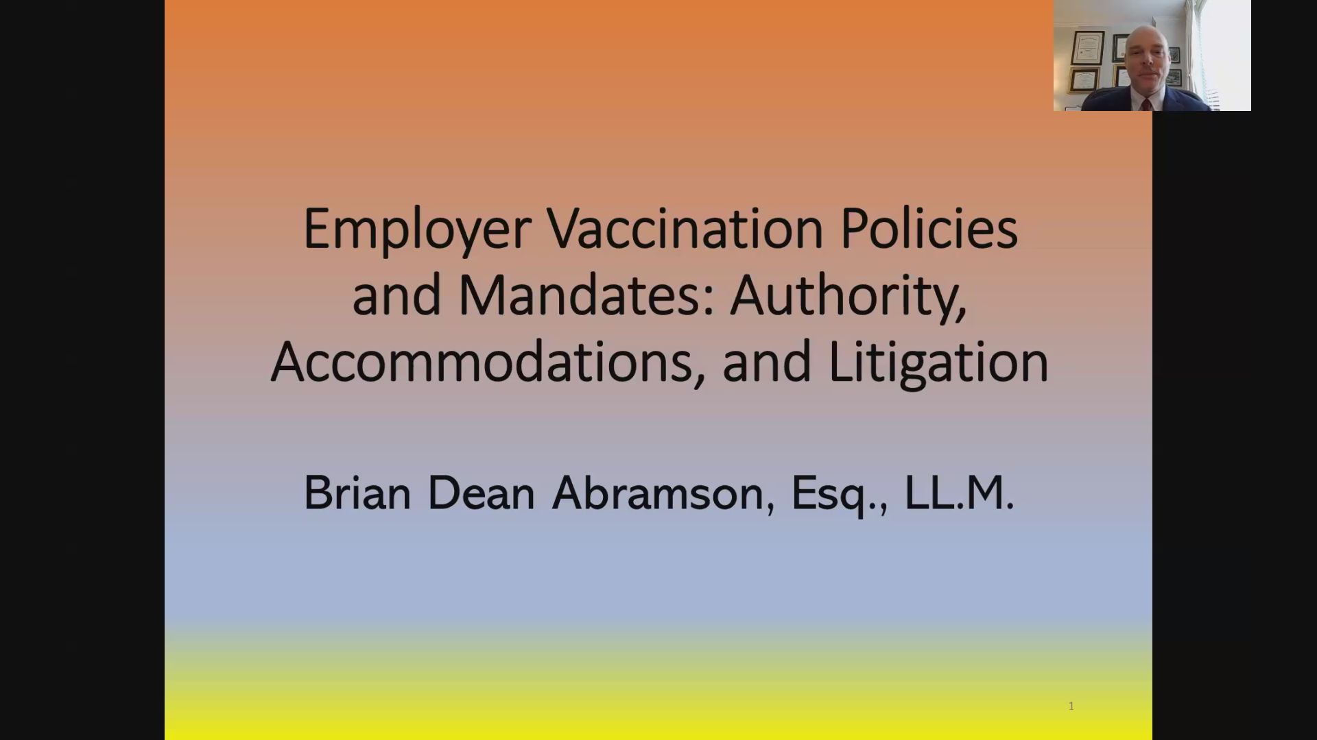 Employer Vaccination Policies and Mandates: Authority, Accommodations, and Litigation Thumbnail