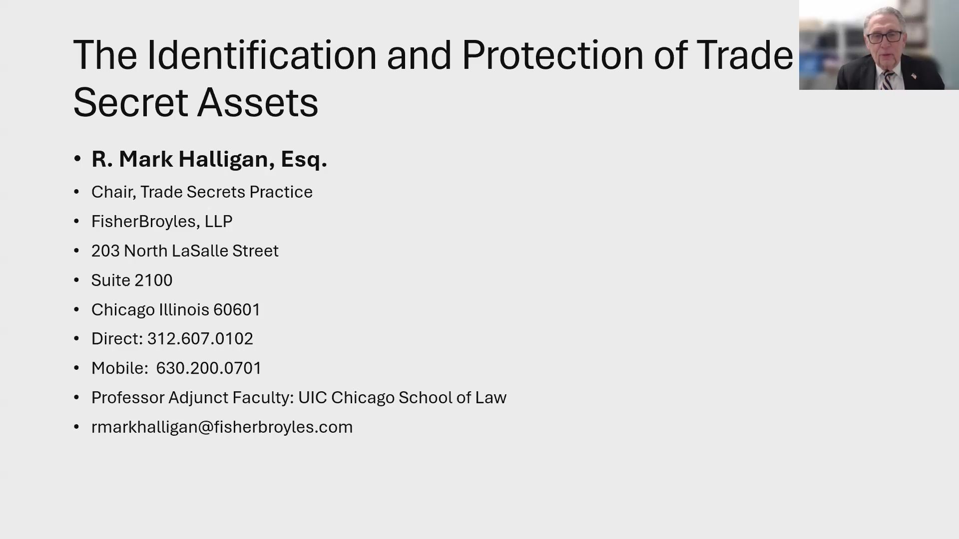 Trade Secret Asset Management: Identifying, Protecting, and Valuing Trade Secrets Thumbnail