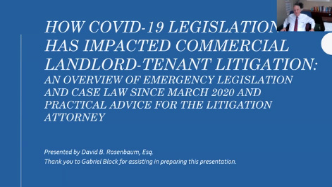 How Covid-19  Legislation has Impacted Commercial Landlord-Tenant Litigation Thumbnail