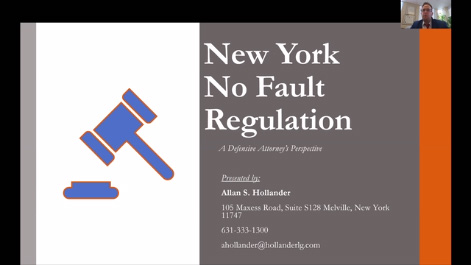 Overview of New York No Fault Claims and Litigation from a Defense Attorney Perspective Thumbnail