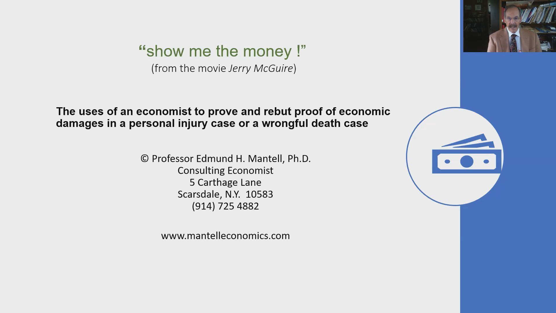The Uses of an Economist to Prove and Rebut Proof of Economic Damages in a Personal Injury Case or Wrongful Death Case Thumbnail