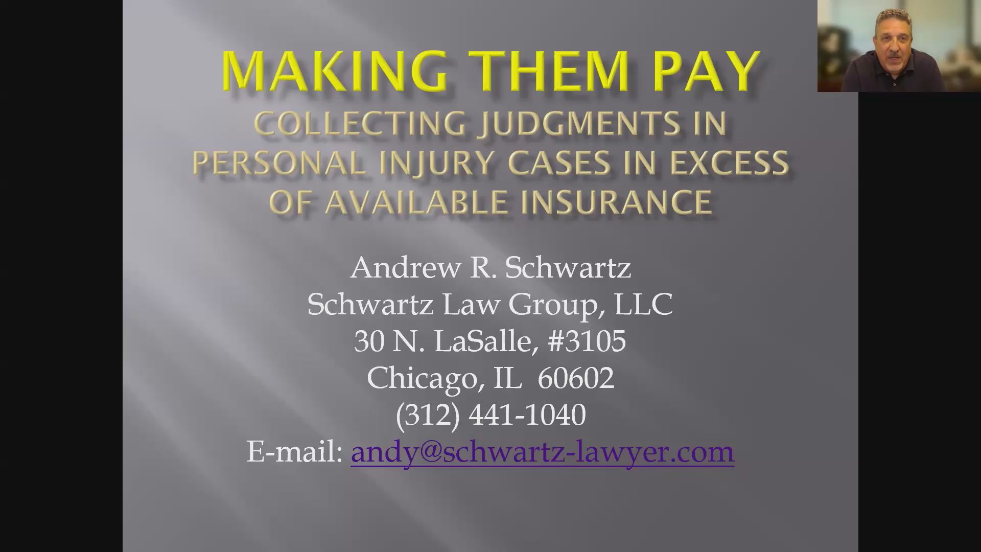 Making Them Pay: Collecting Judgments in Personal Injury Cases in Excess of Available Insurance Thumbnail