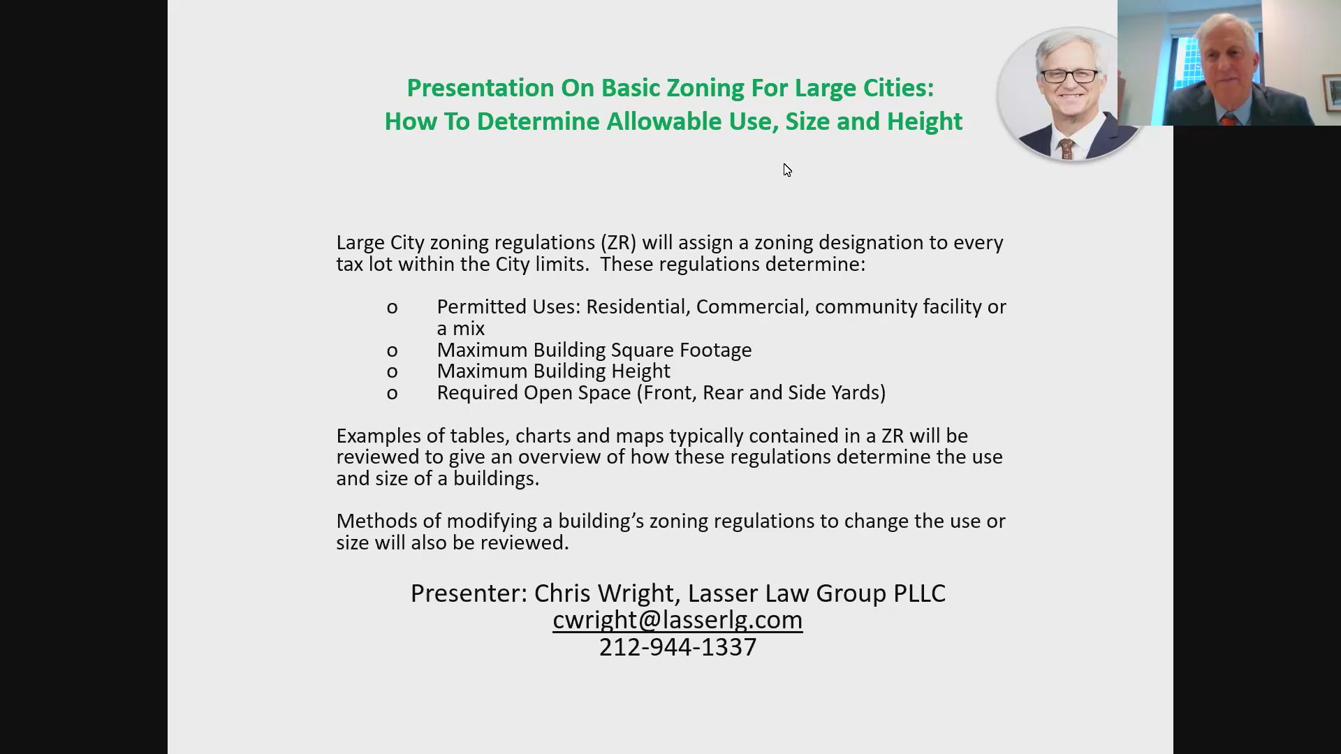 Basic Zoning for Large Cities: How to Determine Allowable Use, Size, and Height Thumbnail