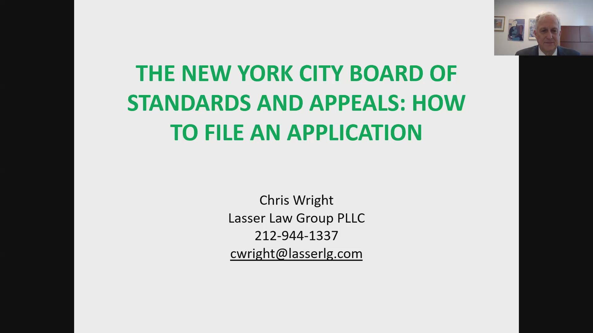 The NYC Board of Standards and Appeals: How to File an Application Thumbnail