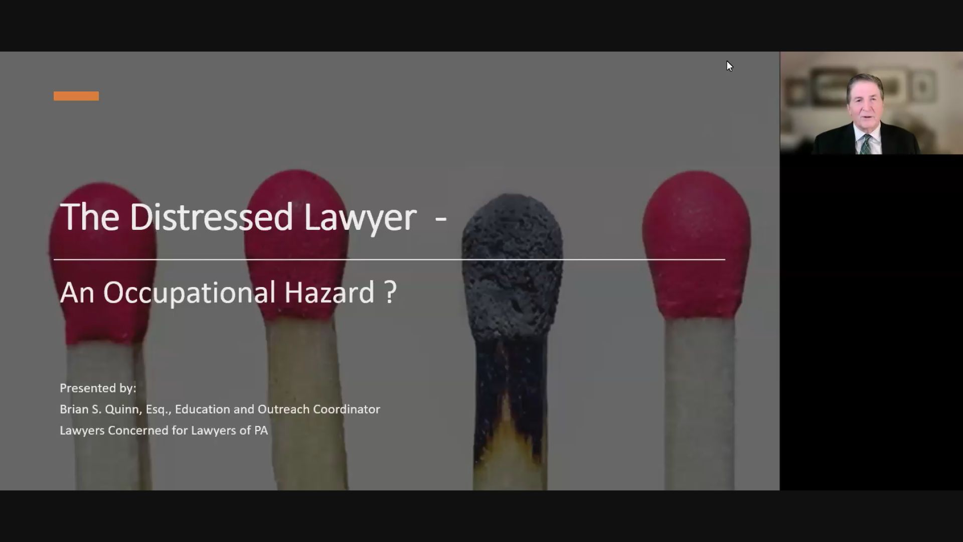 Distressed Lawyers: An Occupational Hazard? Thumbnail