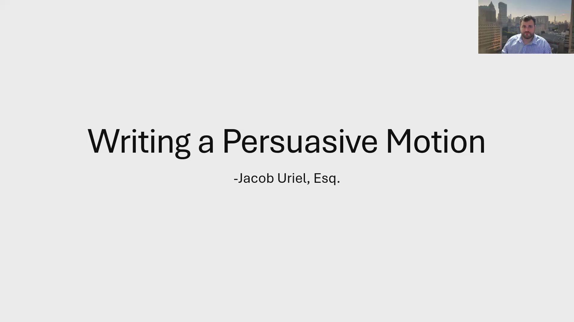 How To Write a Persuasive Motion Thumbnail